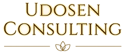 udosen consulting logo website white background